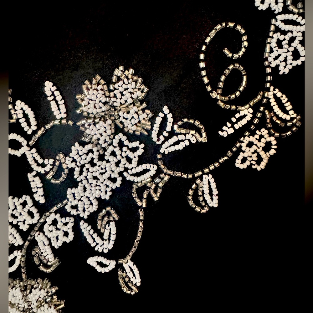 David’s bridal dress with embellishments black